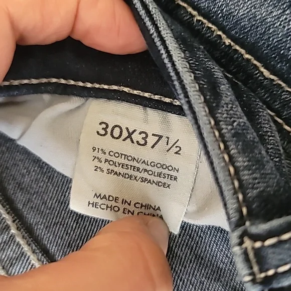 BKE Stella Bootcut Slim Fit Low Rise Jeans 30×37 1/2 - Picture 6 of 7